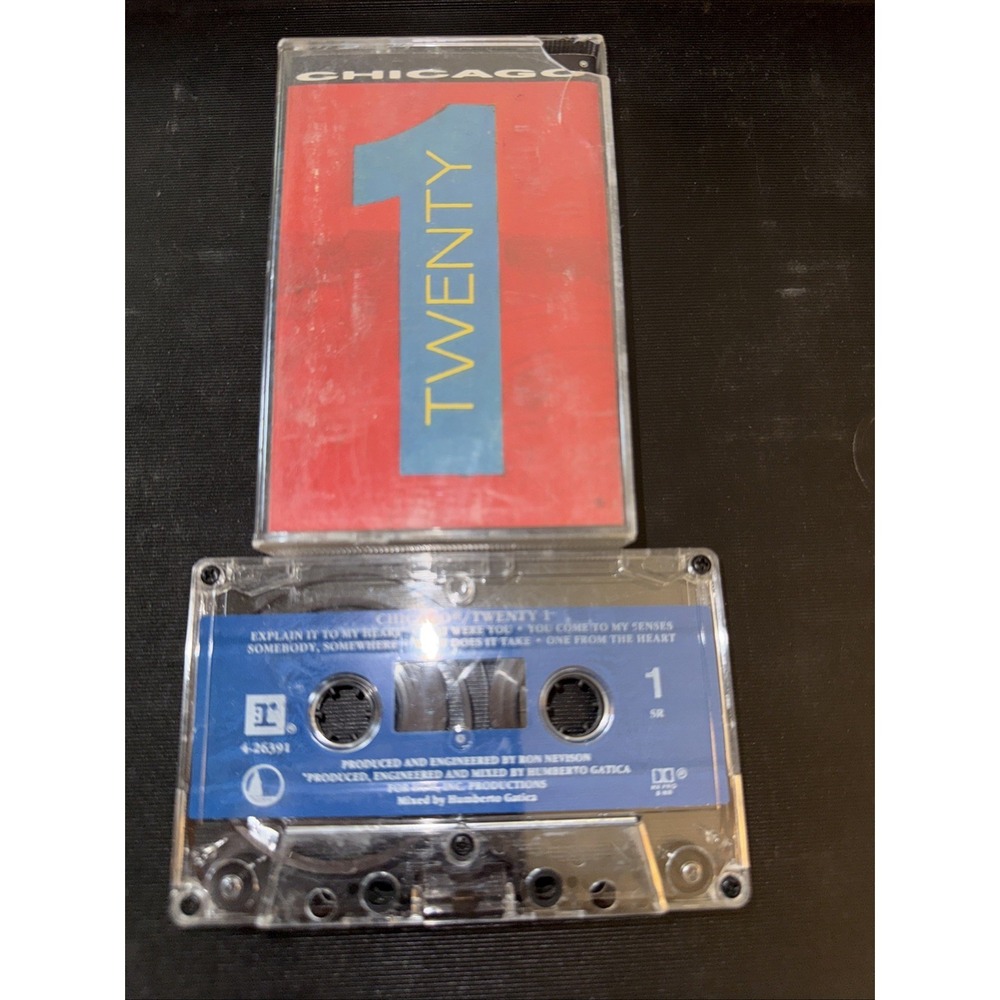 Chicago Twenty One 12 track 1991‎ CASSETTE TAPE chicago 21 chicago Twenty 1